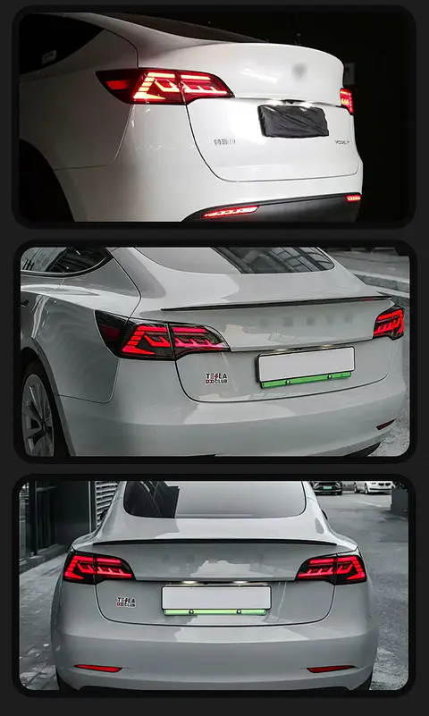 Tesla Model 3 Model Y 2019-2022 Full LED Set with DRL Sequential Turn Signal Taillights