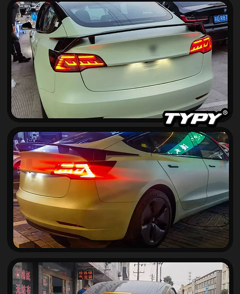 Tesla Model 3 Model Y 2019-2022 Full LED Set with DRL Sequential Turn Signal Taillights