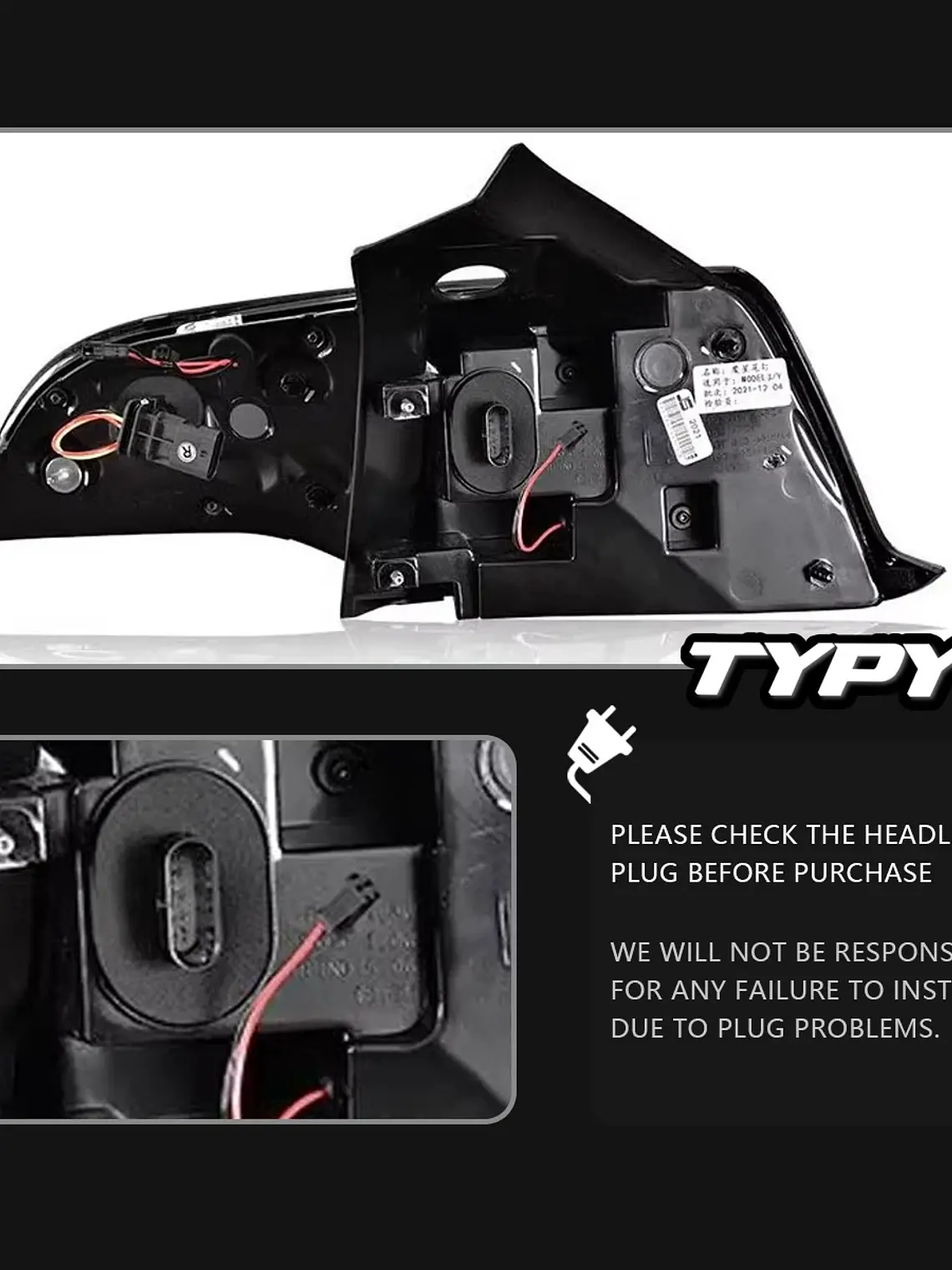 Tesla Model 3 Model Y 2019-2022 Full LED Set with DRL Sequential Turn Signal Taillights 6