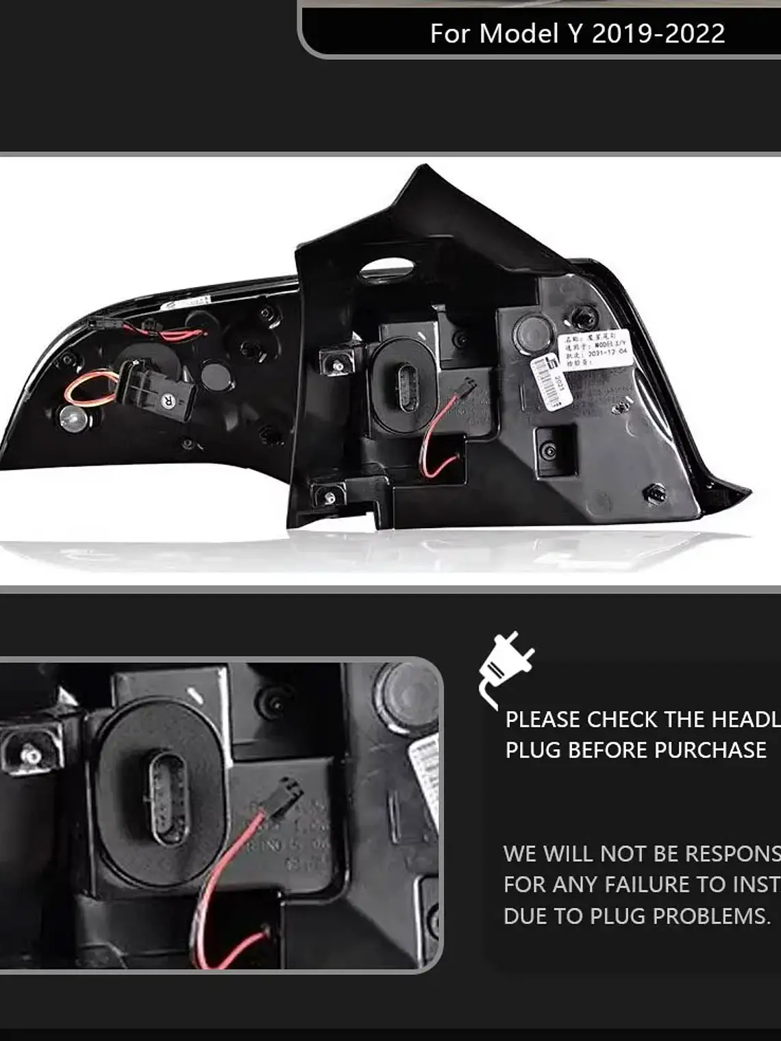 Tesla Model 3 Model Y 2019-2022 Full LED Set with DRL Sequential Turn Signal Taillights 13