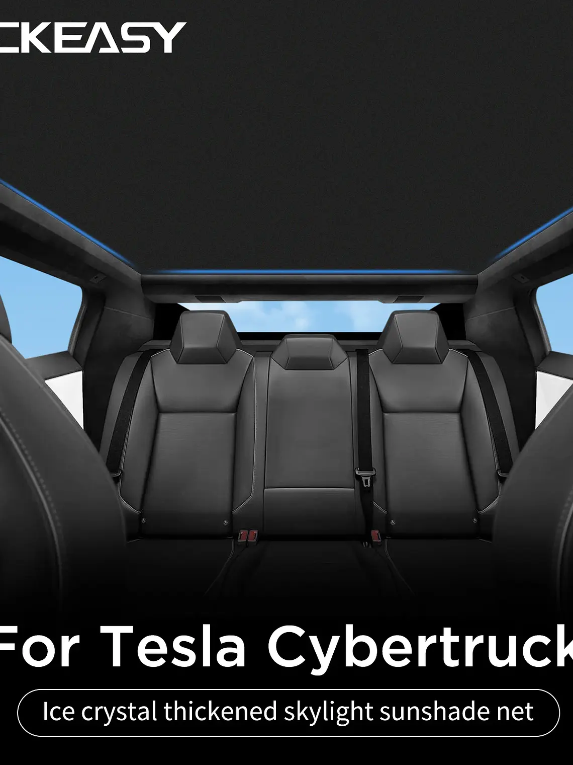 Tesla Cybertruck 2024-2025 Car Skylight Sunshade Net  3