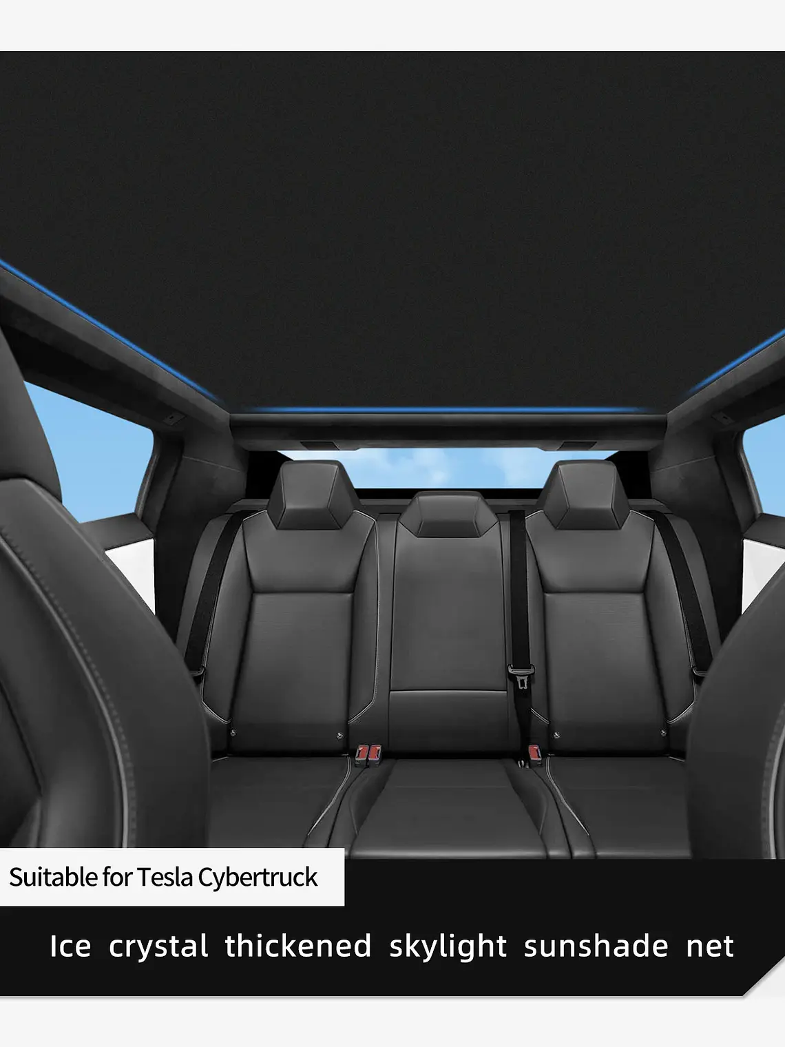 Tesla Cybertruck 2024-2025 Car Skylight Sunshade Net  12