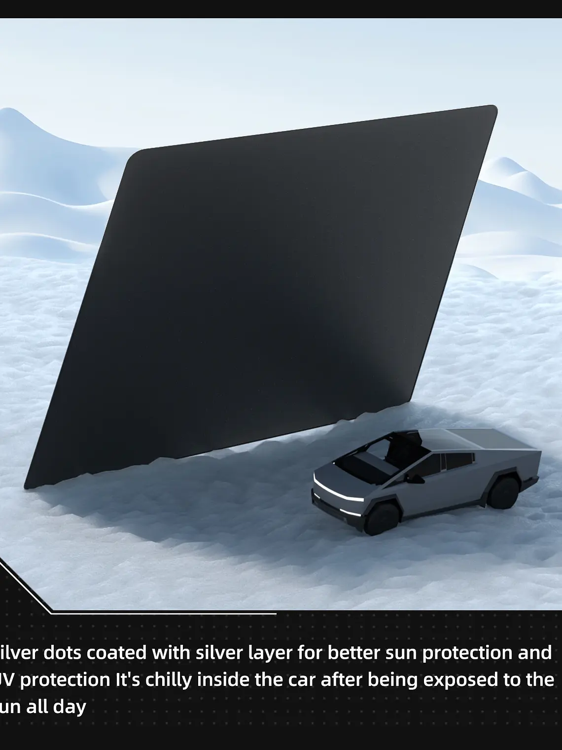 Tesla Cybertruck 2024-2025 Car Skylight Sunshade Net  17