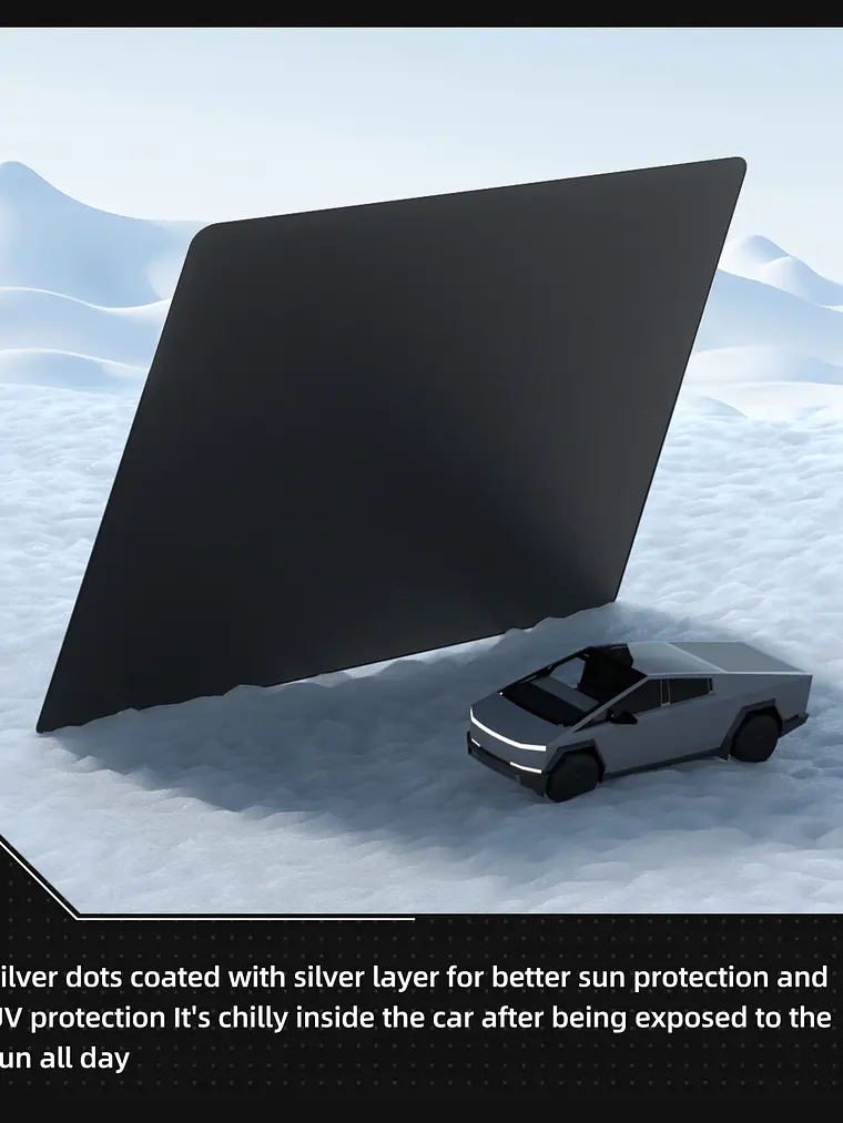 Tesla Cybertruck 2024-2025 Car Skylight Sunshade Net  17