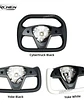 Yoke Cyber Truck Microfiber Leather Steering Wheel for for Tesla Model 3/Y - thumbnail 2