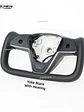 Yoke Cyber Truck Microfiber Leather Steering Wheel for for Tesla Model 3/Y - thumbnail 4