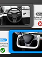Yoke Cyber Truck Microfiber Leather Steering Wheel for for Tesla Model 3/Y - thumbnail 19