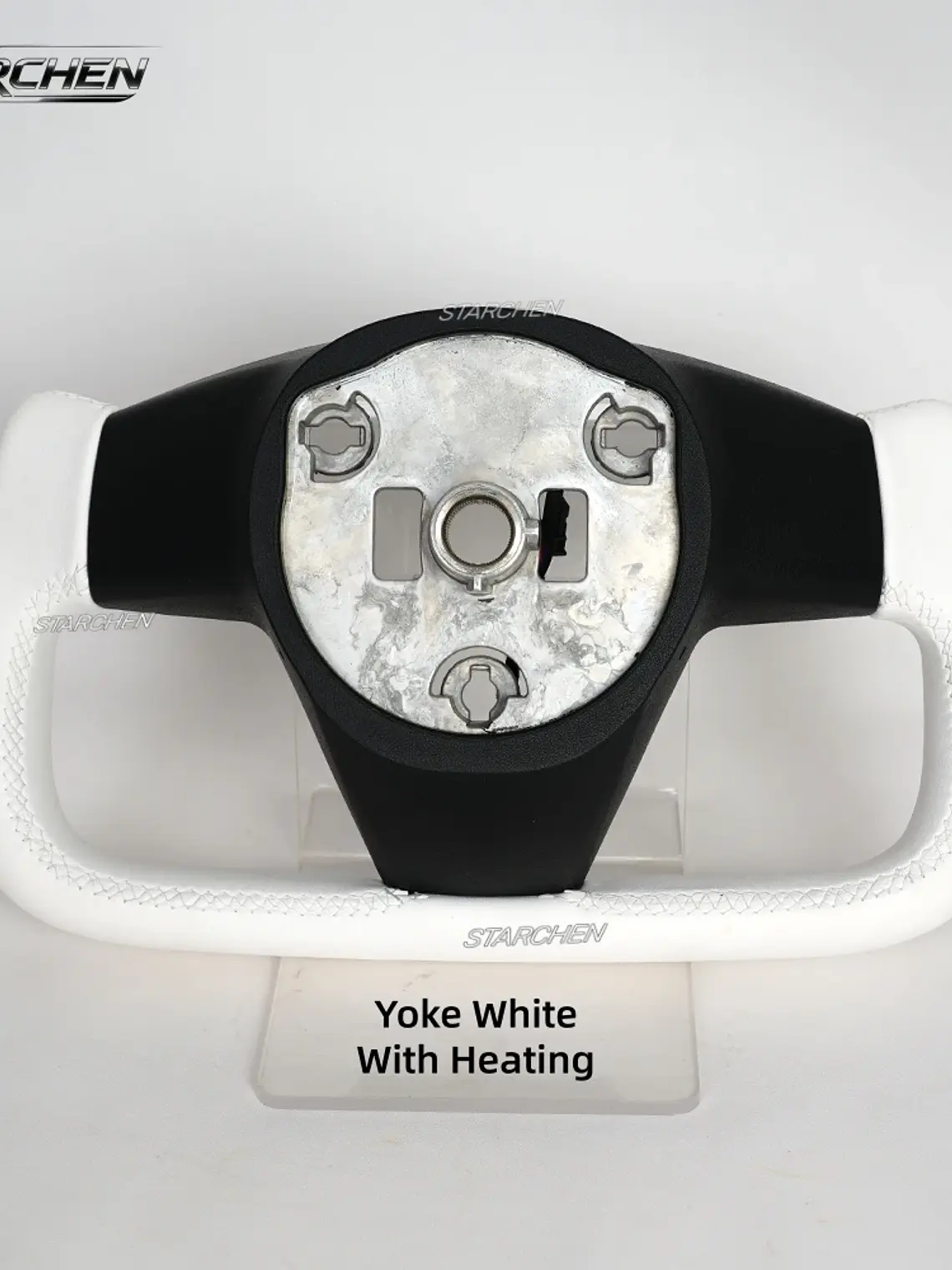 Yoke Cyber Truck Microfiber Leather Steering Wheel for for Tesla Model 3/Y 20