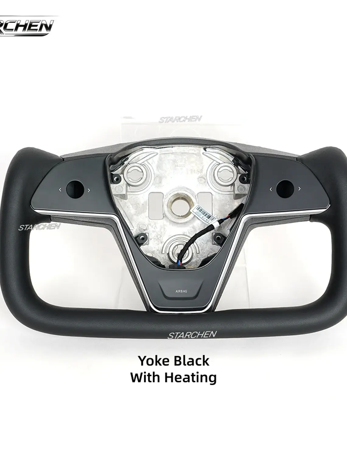 Yoke Cyber Truck Microfiber Leather Steering Wheel for for Tesla Model 3/Y 22