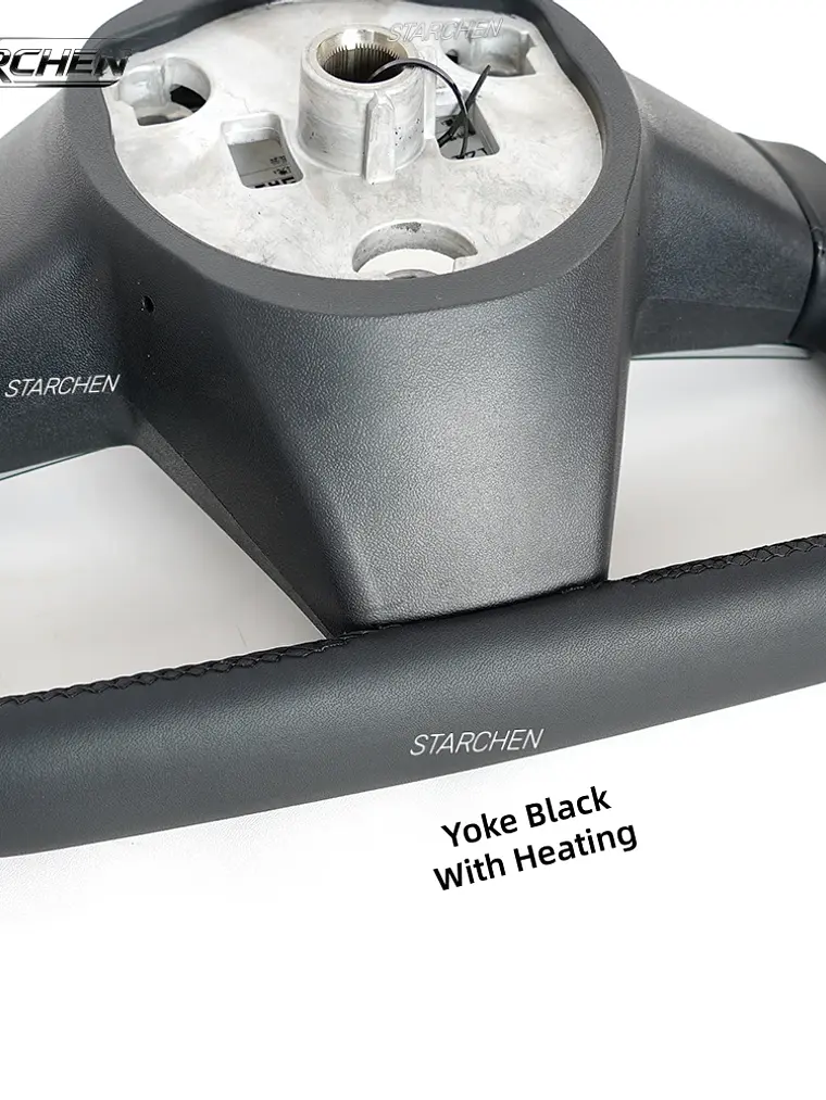 Yoke Cyber Truck Microfiber Leather Steering Wheel for for Tesla Model 3/Y 23
