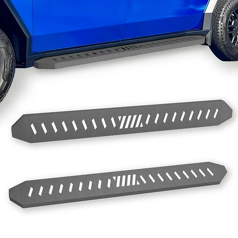 Running Boards with Heavy-Duty Steel For 2024-2026 Tesla Cybertruck 