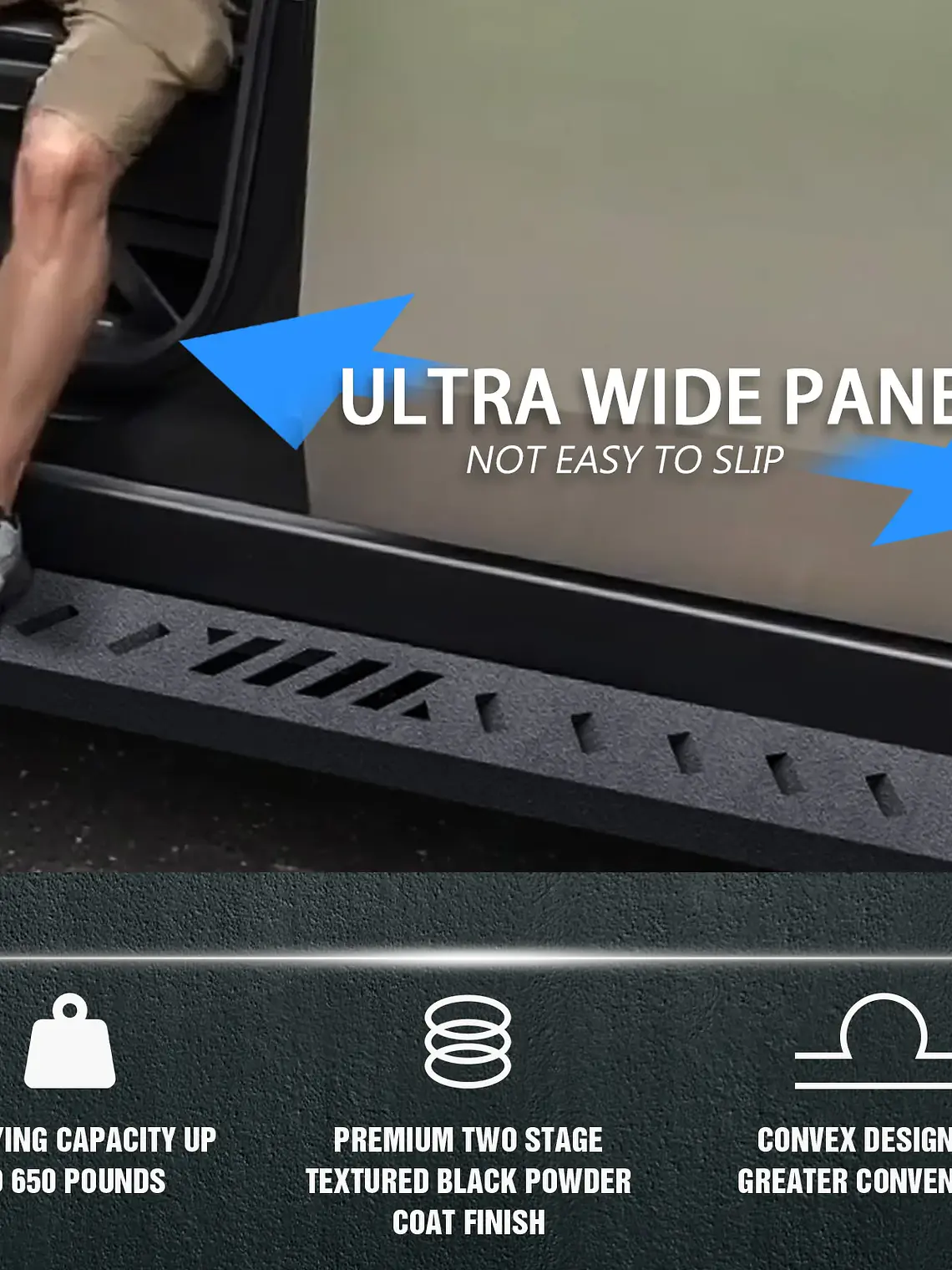 Running Boards with Heavy-Duty Steel For 2024-2026 Tesla Cybertruck  5