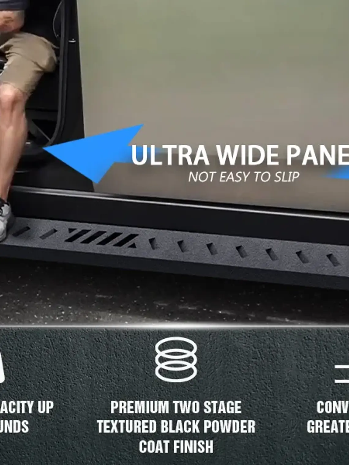 Running Boards with Heavy-Duty Steel For 2024-2026 Tesla Cybertruck  10
