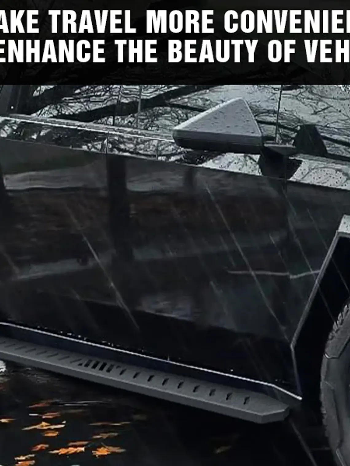 Running Boards with Heavy-Duty Steel For 2024-2026 Tesla Cybertruck  13