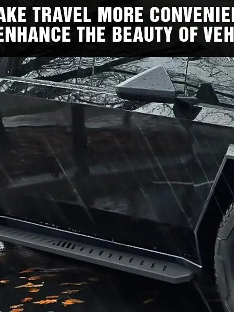 Running Boards with Heavy-Duty Steel For 2024-2026 Tesla Cybertruck  13