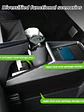 Floor Console Organizer for Tesla Cybertruck w/ USB Charging Port - thumbnail 6