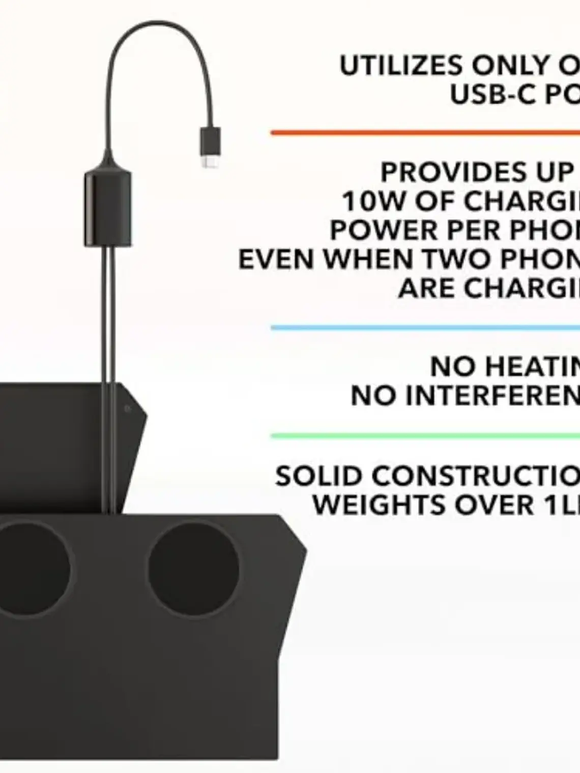 Dual Charging Pad for Tesla Cybertruck 2024-2026 with MagSafe Compatibility 2