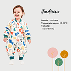 Saco de Dormir Premium TOG 2.5 Recién Nacido- Jardinera 2