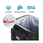 Lonchera Térmica Negra Unisex para Comida 12 Litros 2