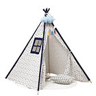 Carpa Tipi para Niños Diseño Francés Estrellitas Azules 1