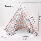 Carpa Pieza Niños Diseño Nórdico Minimalista- Coral 4