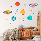 Vinilo Decorativo para Niños- Planetas 4