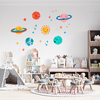 Vinilo Decorativo para Niños- Planetas 2