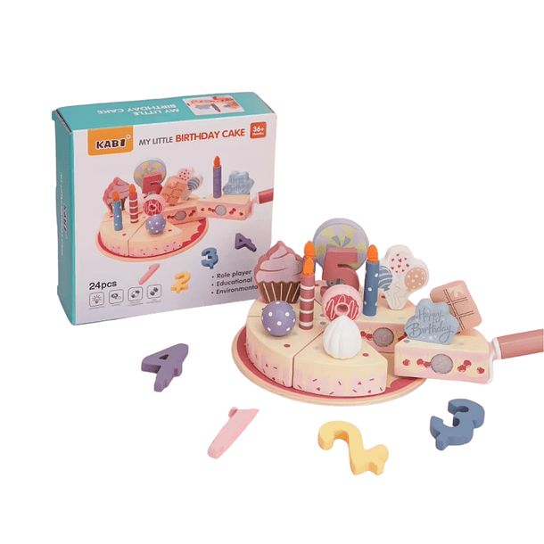 Juguete Torta Madera