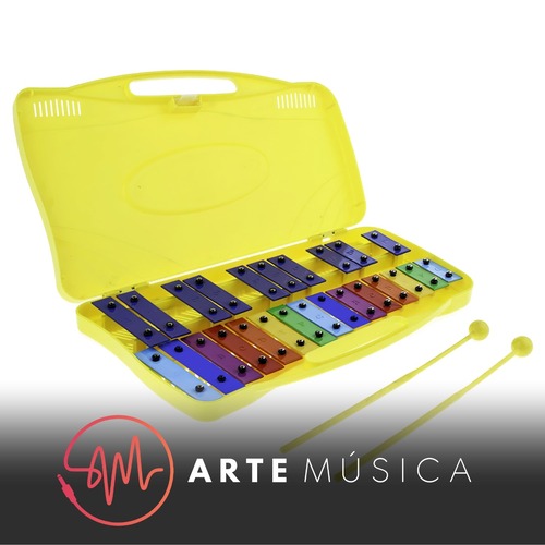 Metalofono Cromático 25 notas RMX + 2 baquetas  1