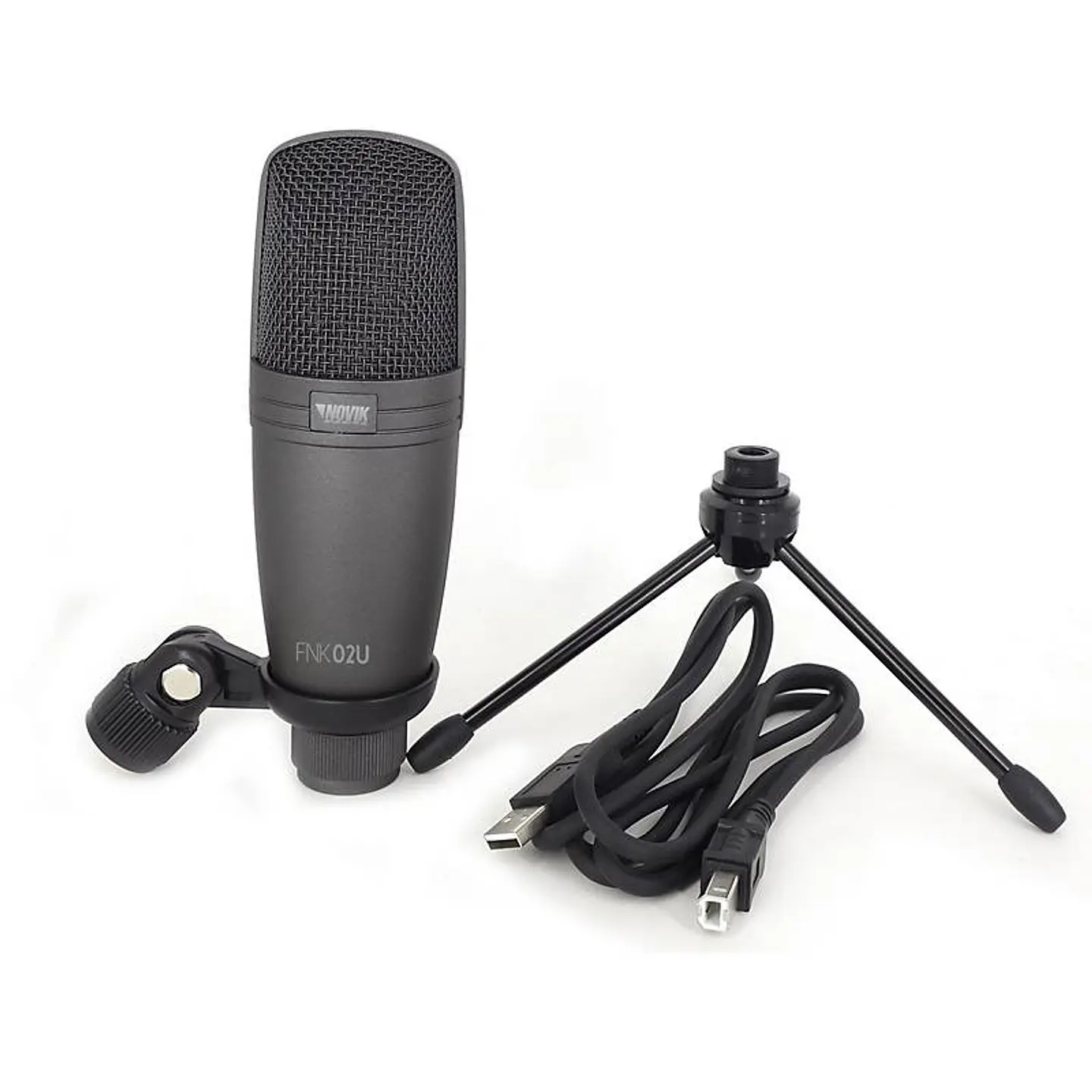 FNK-02U Micrófono USB de Condensador para podcast, teletrabajo, streaming. 1