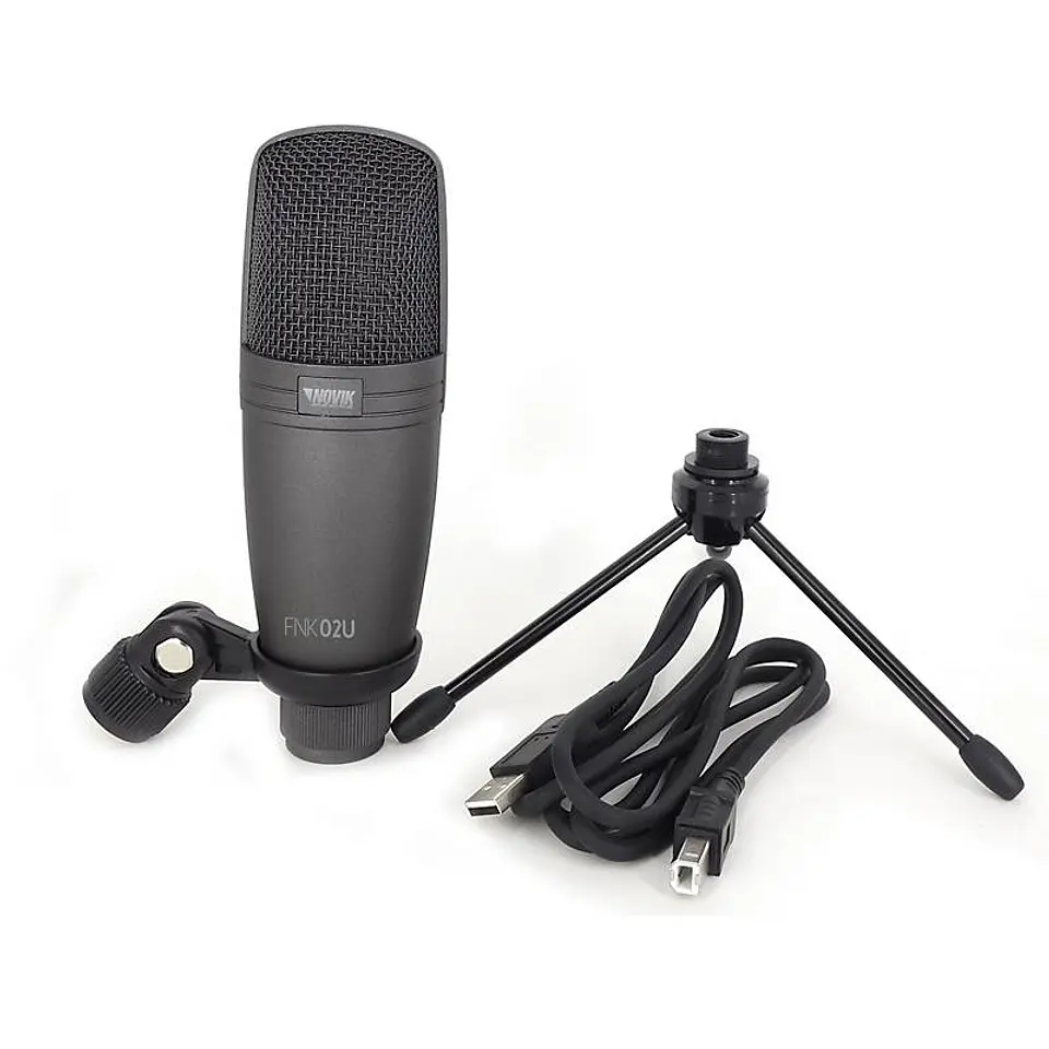 FNK-02U Micrófono USB de Condensador para podcast, teletrabajo, streaming. 1