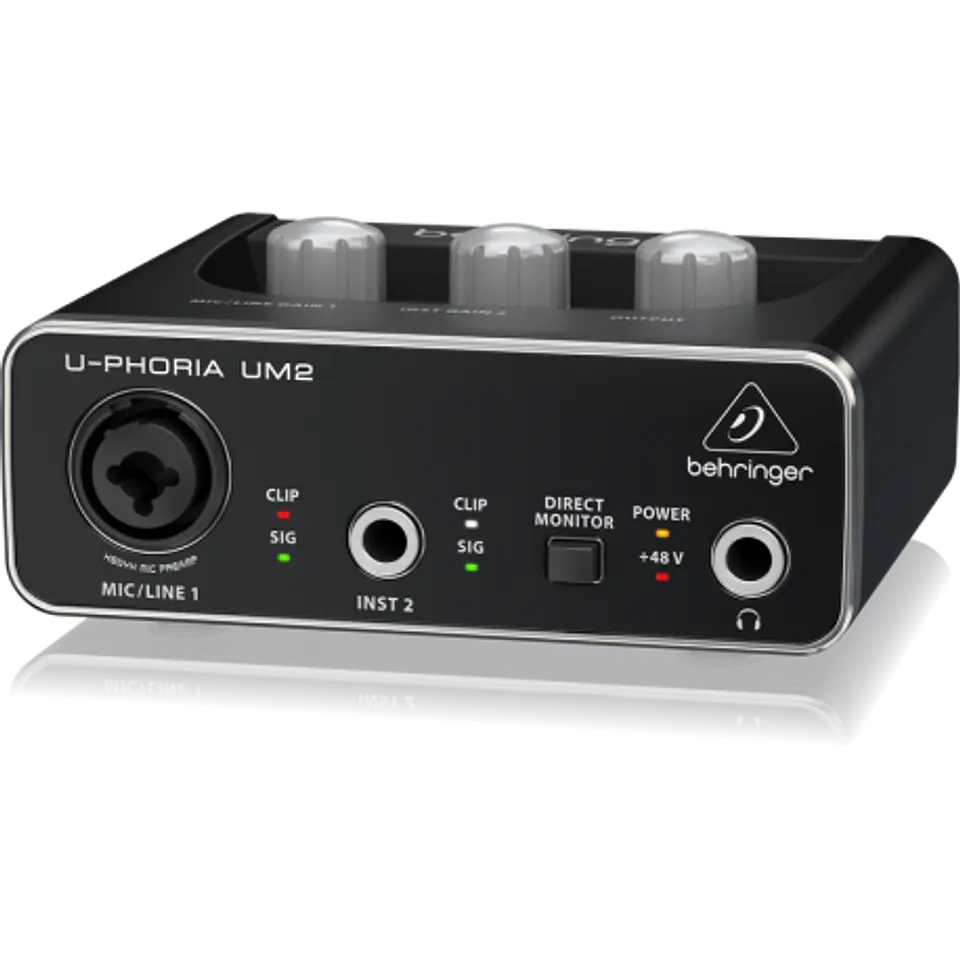 Interfaz de Audio U-PHORIA BEHRINGER UM2 USB 2x2 1