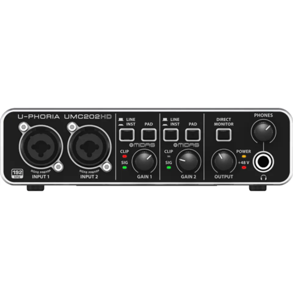 Interfaz de Audio BEHRINGER UMC202HD 1