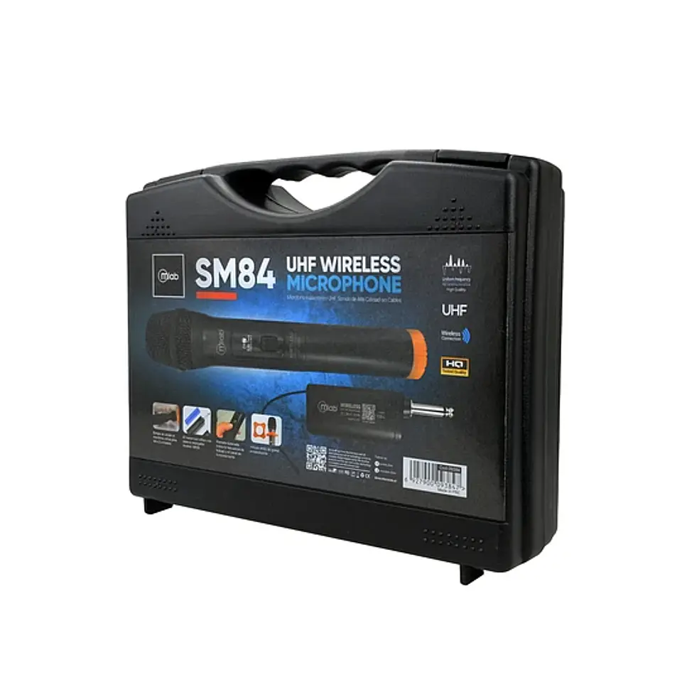 Microfono Inalambrico UHF SM84 1