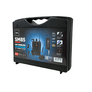 Micrófono Inalámbrico Uhf 2 En 1 Portátil Cintillo + Lavalier Mlab