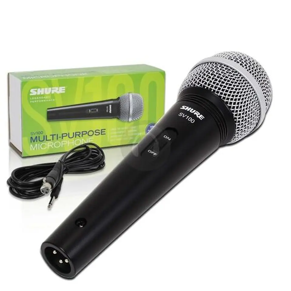 Micrófono Multipropósito con cable SHURE SV100 1