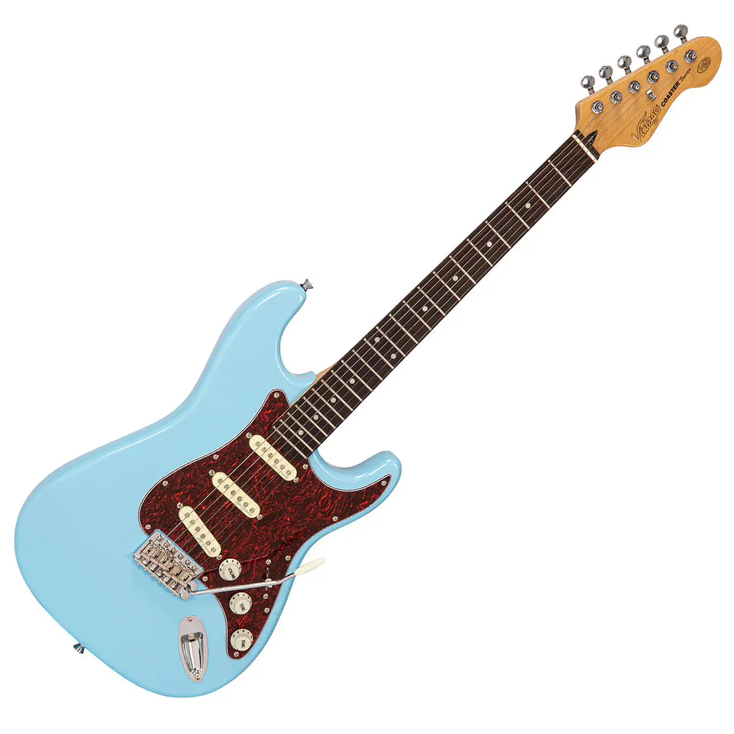 Guitarra Electrica Vintage V60 Coaster Series ~ Laguna Blue 1