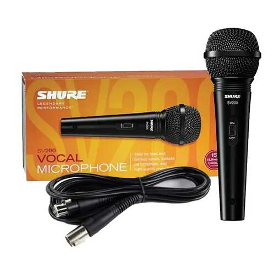 Micrófono Vocal con cable SHURE SV200 1