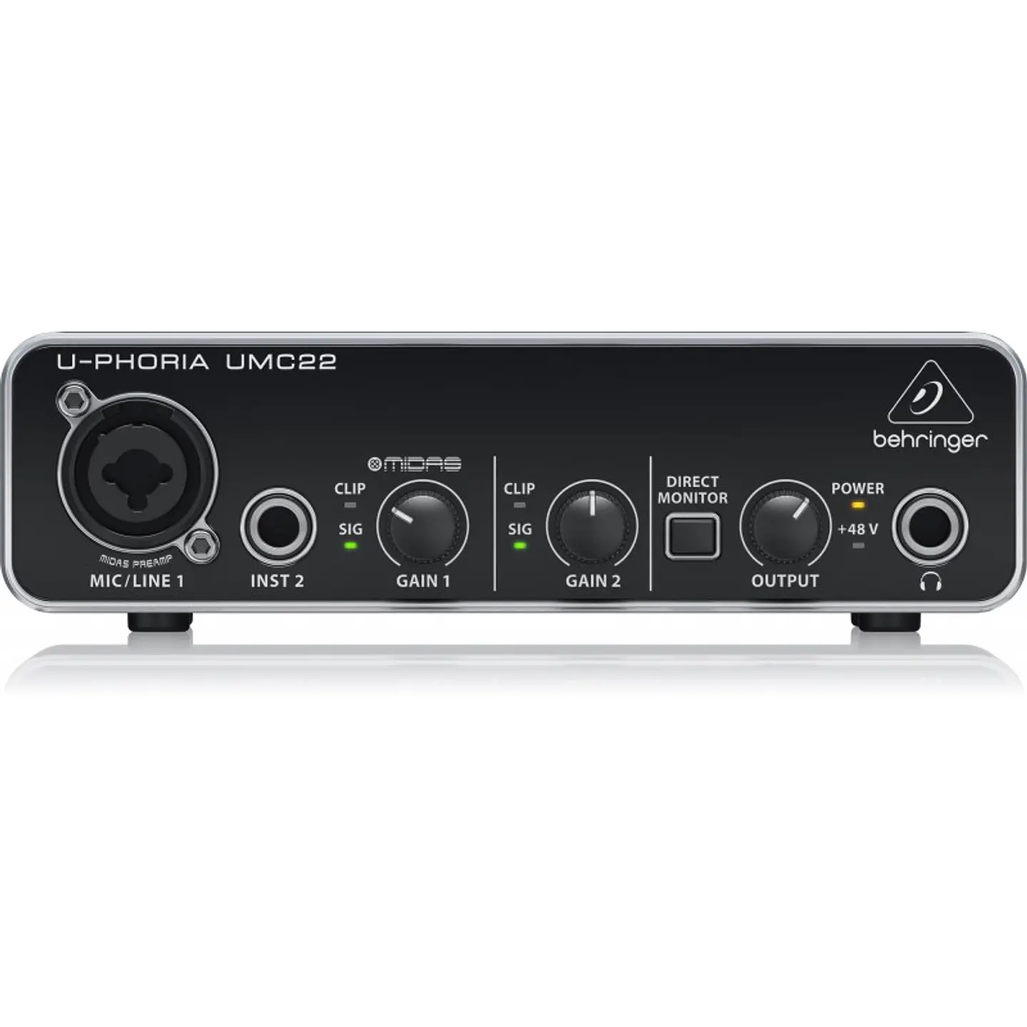 Interfaz de Audio USB Behringer UMC22 U-Phoria 1