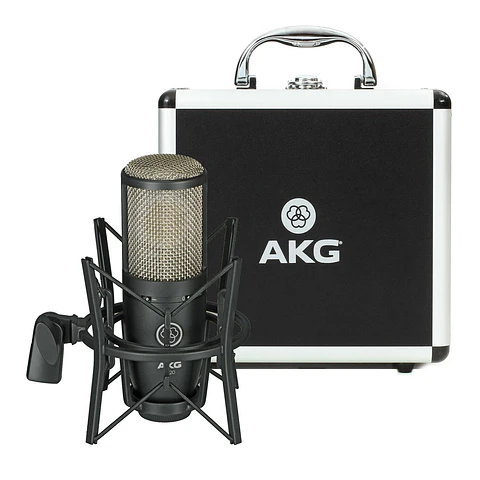 Microfono Condensador AKG P220 Maleta &amp; Spider Shock Mount