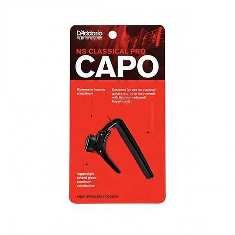 Capo guitarra clásica DADDARIO NS CLASICAL PRO
