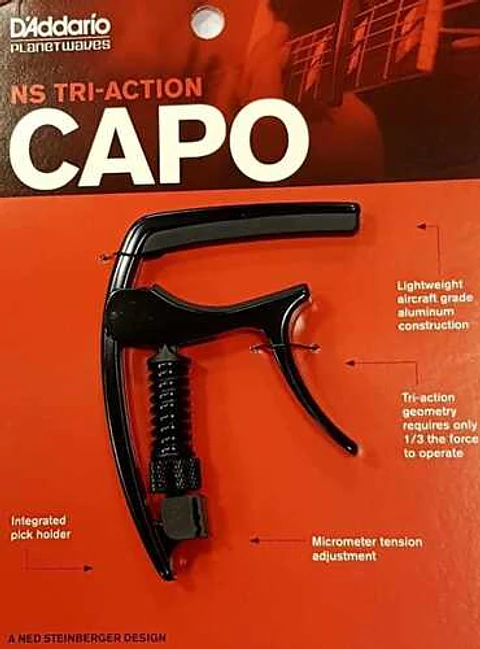 Capo Guitarra DADDARIO TRI ACTION