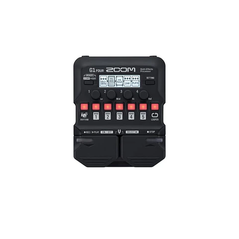 Pedalera Multiefecto Guitarra ZOOM G1 FOUR