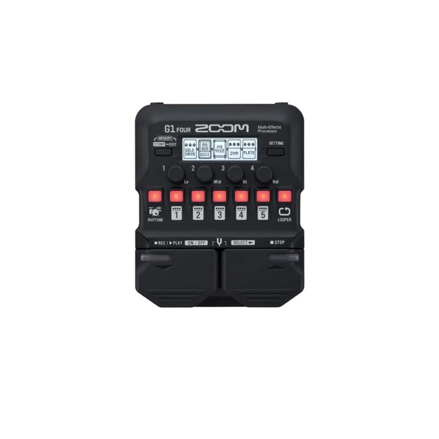 Pedalera Multiefecto Guitarra ZOOM G1 FOUR 1