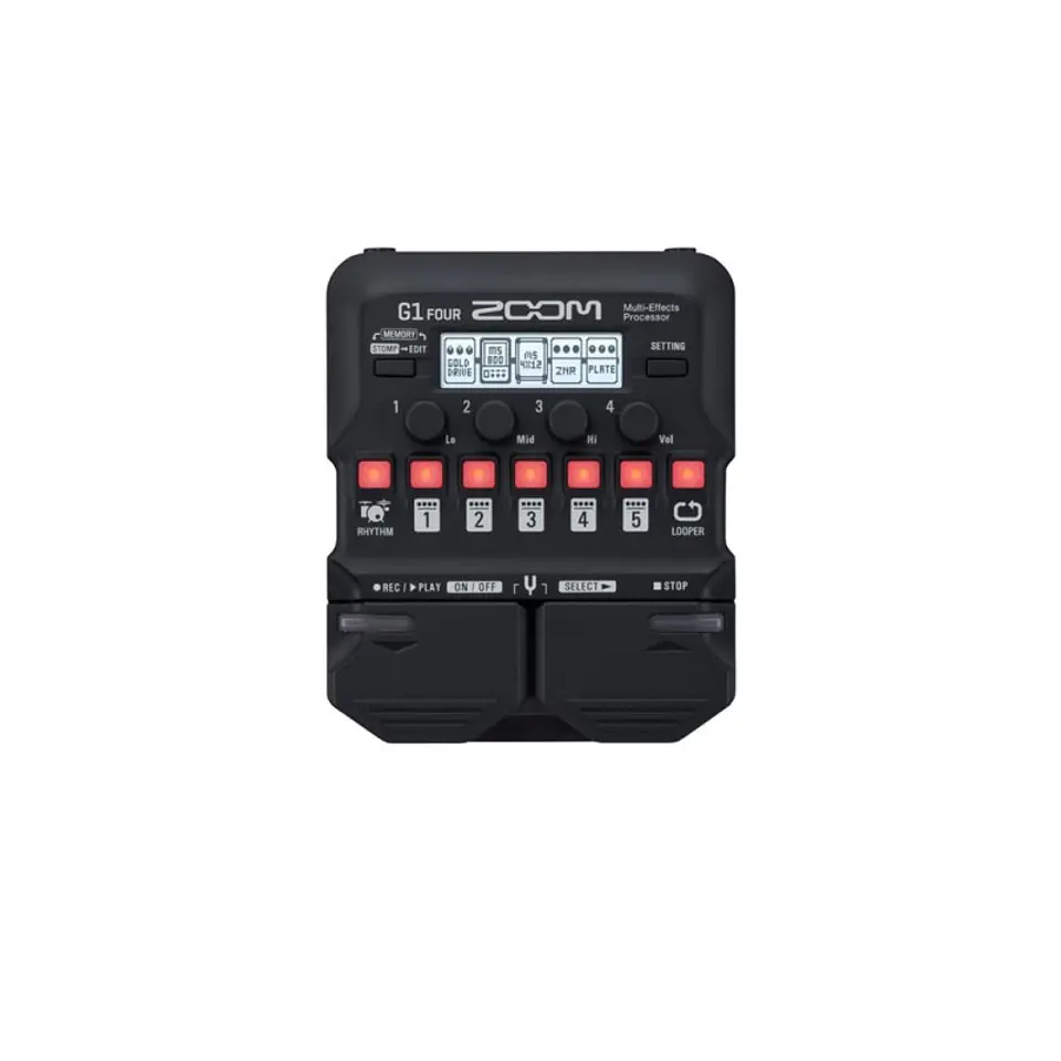 Pedalera Multiefecto Guitarra ZOOM G1 FOUR 1