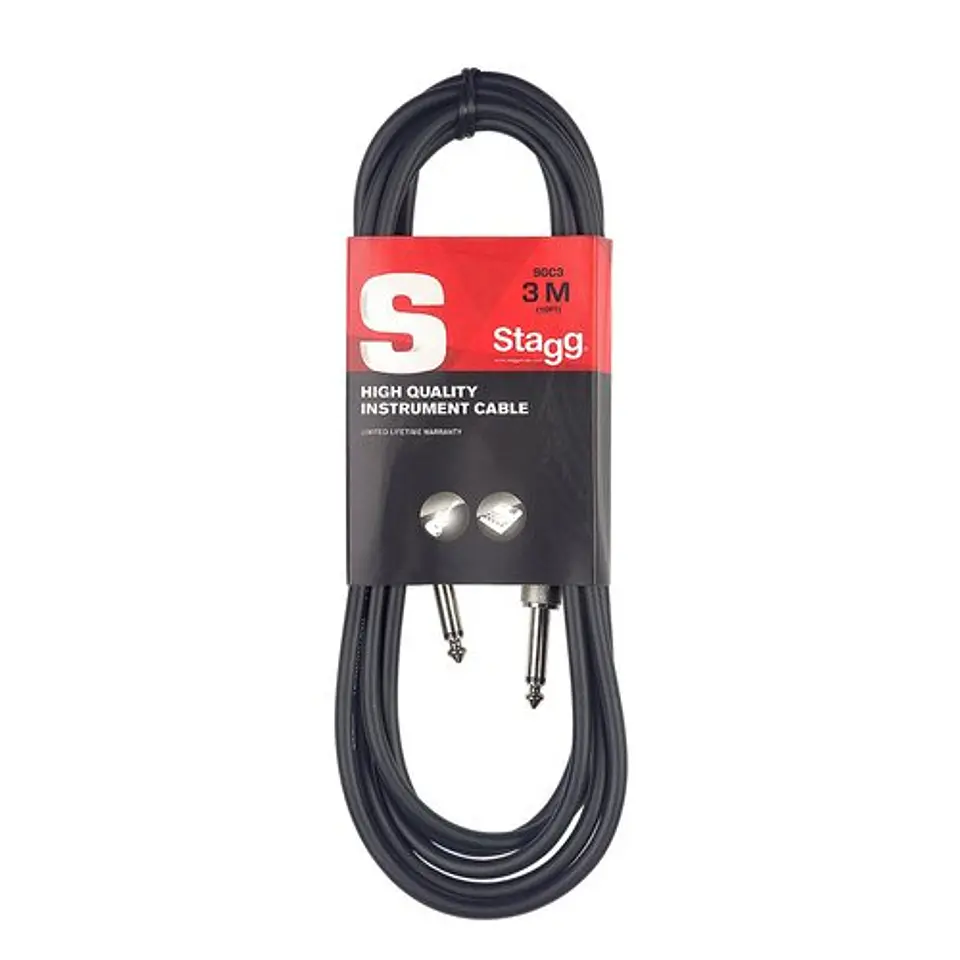 Cable Instrumento STAGG 3 metros 1