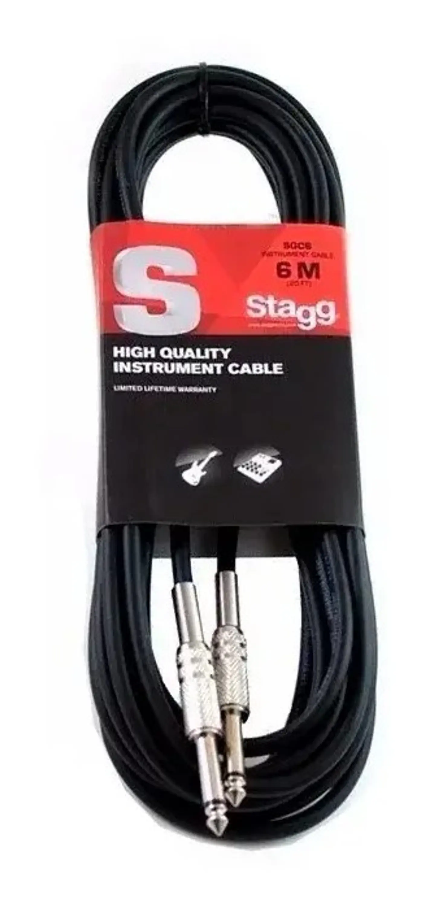 Cable Instrumento STAGG 6 metros 1