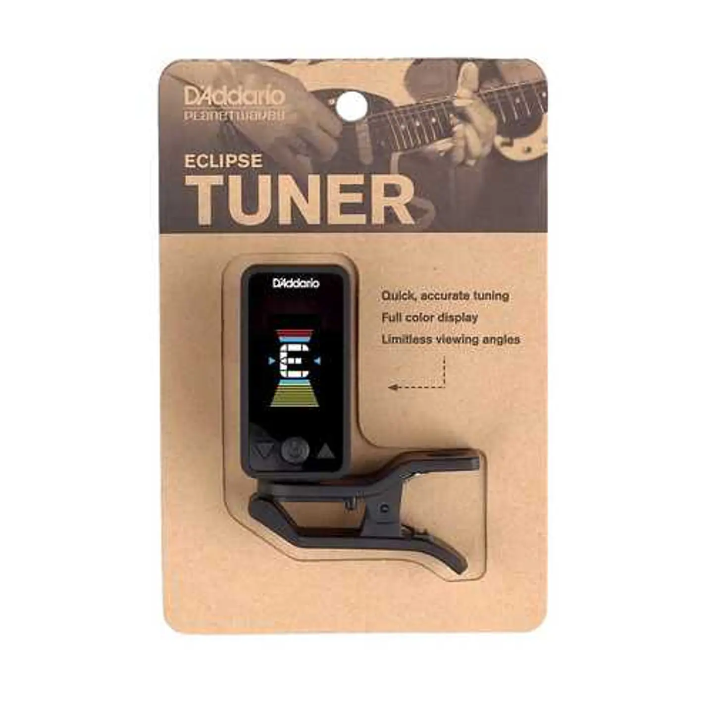 Afinador de pinza Guitarra/Bajo DADDARIO 1