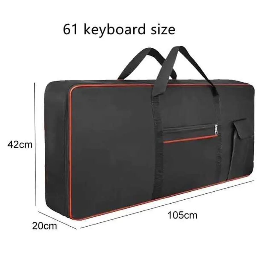 Funda Teclado Acolchada 61 notas/5 octavas 2
