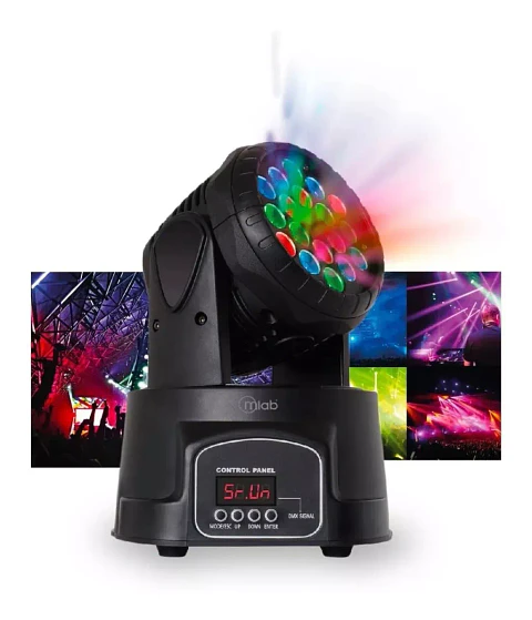 Cabeza Móvil DMX colores RGBW